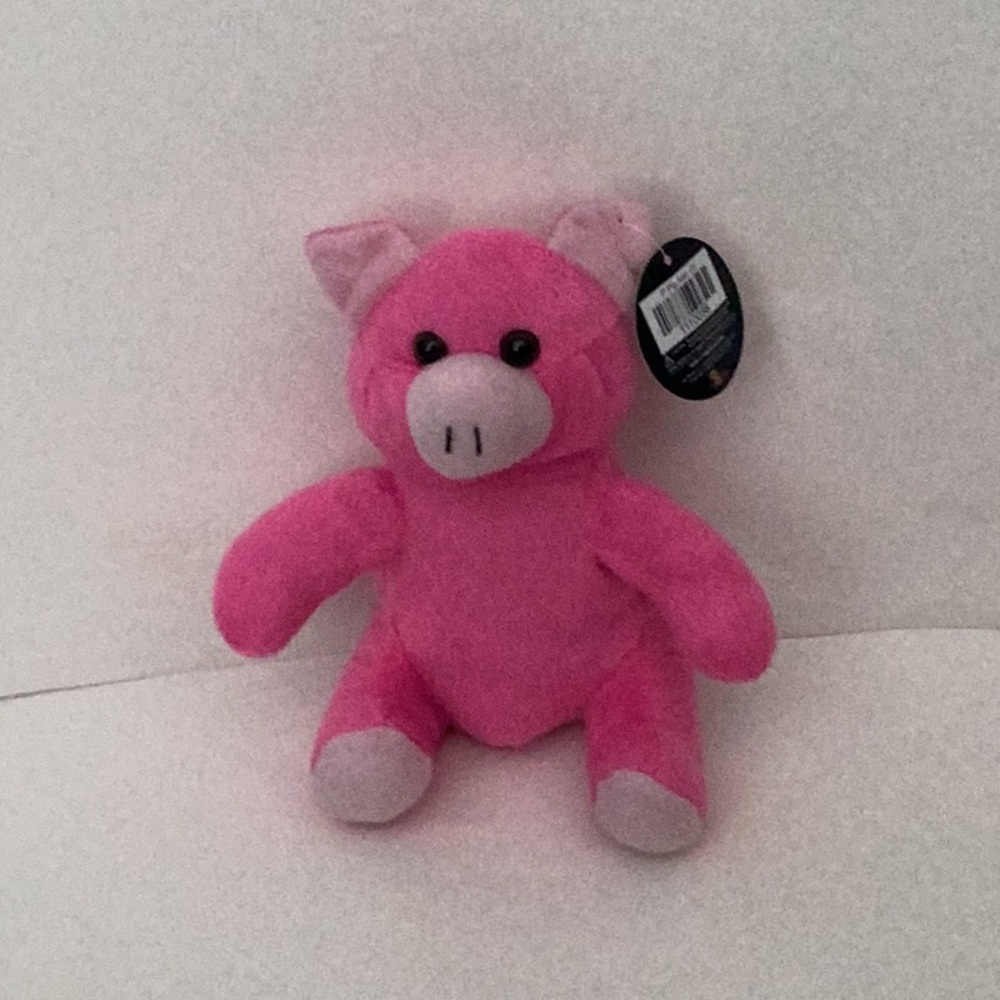 Pink Plush Pig Toy